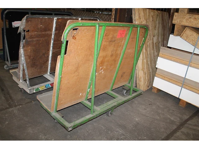 Platenwagen lengte 150 cm. - afbeelding 2 van  2