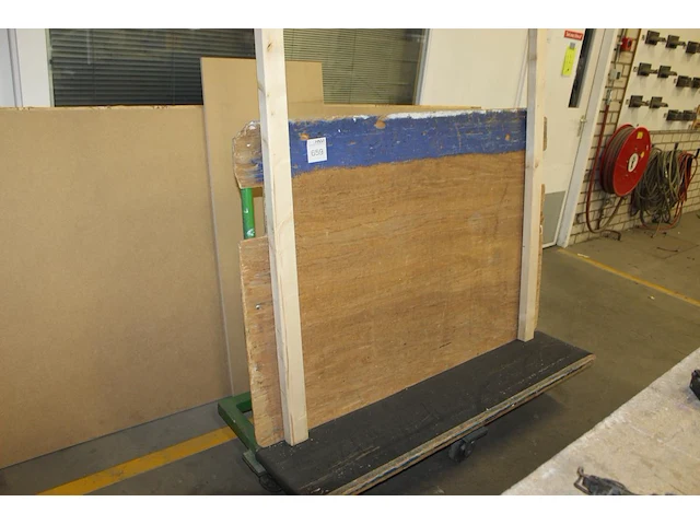 Platenwagen met lengte 154 cm. - afbeelding 1 van  3