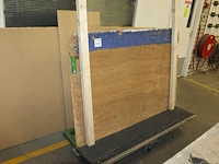 Platenwagen met lengte 154 cm. - afbeelding 1 van  3