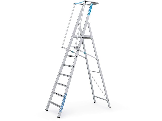 Platformtrap met gefelste treden voorzien van safer step zarges, zap safemaster s 41678 - afbeelding 1 van  2