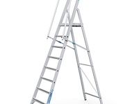 Platformtrap met gefelste treden voorzien van safer step zarges, zap safemaster s 41678 - afbeelding 1 van  2