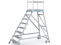 Platformtrap verrijdbaar 1.92 meter zarges, 41976 - afbeelding 1 van  1
