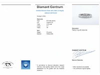 Platina alliance ring met briljant geslepen diamanten van 4.30 carat - afbeelding 3 van  7