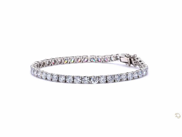 Platina armband met 11,17 crt. diamant - afbeelding 4 van  7
