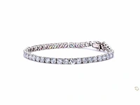 Platina armband met 11,17 crt. diamant - afbeelding 4 van  7