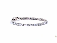Platina armband met 11,17 crt. diamant - afbeelding 5 van  7