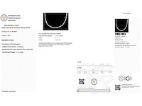 Platina ketting met 11,73 crt. diamant - afbeelding 4 van  11