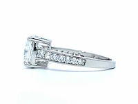 Platina ring 3,41 crt. diamanten - afbeelding 2 van  13