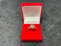 Platina ring 3,41 crt. diamanten - afbeelding 1 van  13