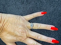 Platina ring 3,41 crt. diamanten - afbeelding 6 van  13