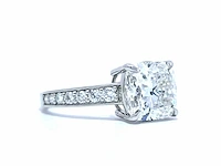 Platina ring 3,41 crt. diamanten - afbeelding 10 van  13