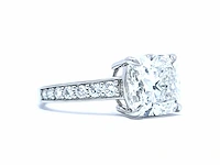 Platina ring 3,41 crt. diamanten - afbeelding 11 van  13