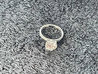 Platina ring diamant 3,40 crt - afbeelding 2 van  10