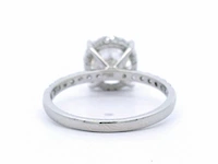 Platina ring diamant 3,40 crt - afbeelding 6 van  10