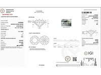 Platina ring diamant 3,40 crt - afbeelding 9 van  10