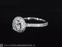 Platina ring met 1.80 carat aan diamanten (gecertificeerd) - afbeelding 9 van  10