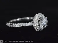 Platina ring met 1.80 carat aan diamanten (gecertificeerd) - afbeelding 10 van  10