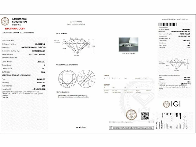 Platina ring met 2,21 crt. diamanten e-vs1 met certificaat - afbeelding 2 van  8