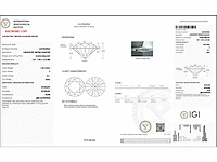 Platina ring met 2,21 crt. diamanten e-vs1 met certificaat - afbeelding 2 van  8
