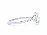 Platina ring met 2,28 crt. diamant - afbeelding 5 van  7