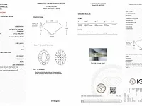 Platina ring met 2.40 carat aan diamanten (gecertificeerd) - afbeelding 3 van  11