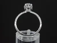 Platina ring met 2.40 carat aan diamanten (gecertificeerd) - afbeelding 8 van  11