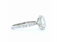 Platina ring met 2,44 crt. diamant - afbeelding 6 van  7