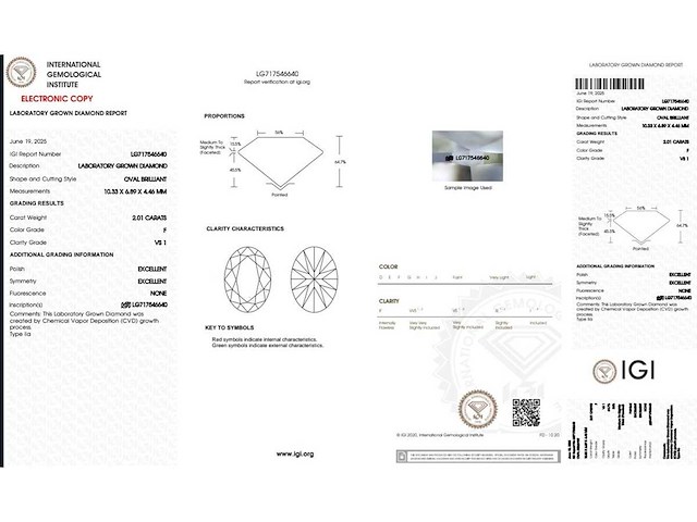 Platina ring met 2,44 crt. diamant - afbeelding 2 van  7