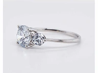 Platina ring met 2,50 crt. diamant - afbeelding 1 van  7