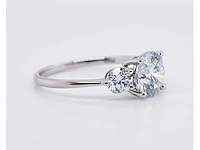 Platina ring met 2,50 crt. diamant - afbeelding 2 van  7