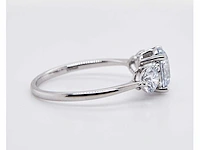 Platina ring met 2,50 crt. diamant - afbeelding 3 van  7
