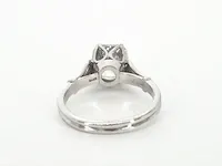 Platina ring met 2.84 carat diamant - afbeelding 9 van  11