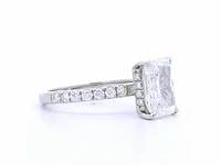Platina ring met 3,06 crt. diamant - afbeelding 4 van  7