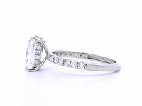Platina ring met 3,06 crt. diamant - afbeelding 5 van  7