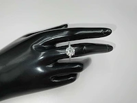 Platina ring met 3,46 crt. diamant - afbeelding 1 van  11