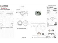 Platina ring met 3,47 crt. diamant - afbeelding 2 van  7