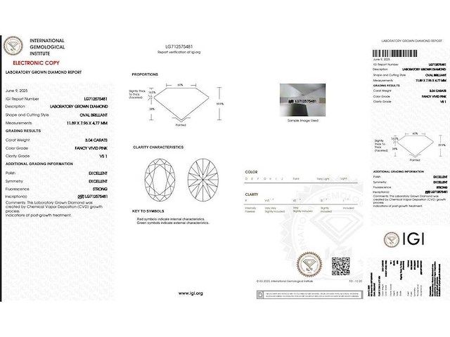 Platina ring met 3,66 crt. diamant - afbeelding 3 van  6