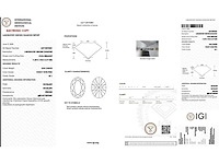 Platina ring met 3,66 crt. diamant - afbeelding 3 van  6