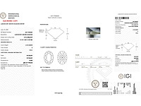 Platina ring met 4,49 crt. diamant - afbeelding 2 van  7