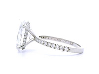 Platina ring met 4,49 crt. diamant - afbeelding 5 van  7