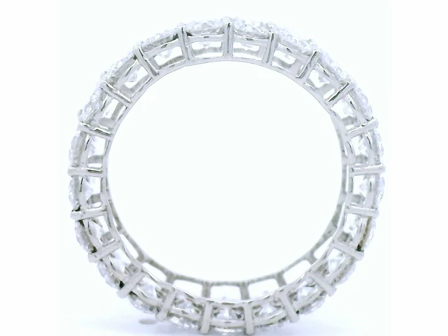 Platina ring met 5,00 crt. diamant - afbeelding 6 van  8