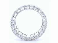 Platina ring met 5,00 crt. diamant - afbeelding 7 van  8
