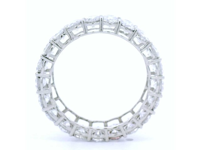 Platina ring met 5,00 crt. diamant - afbeelding 7 van  8