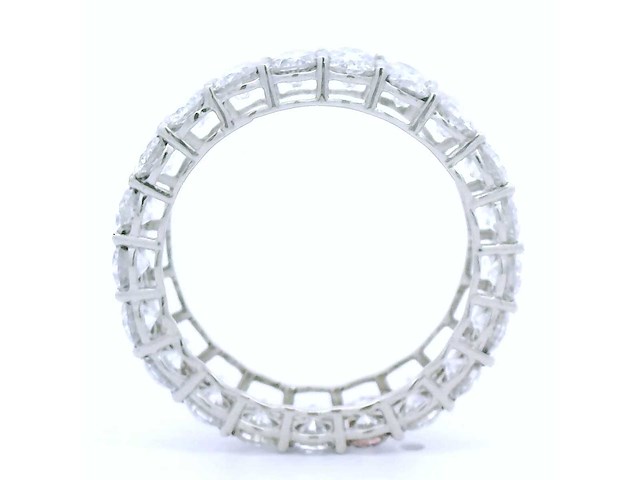 Platina ring met 5,00 crt. diamant - afbeelding 3 van  8