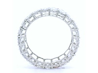 Platina ring met 5,00 crt. diamant - afbeelding 7 van  8