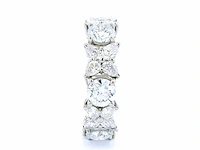 Platina ring met 5,03 crt. diamant - afbeelding 7 van  8