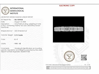 Platina ring met 5,15 crt. diamant - afbeelding 3 van  10