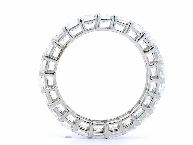 Platina ring met 5,15 crt. diamant - afbeelding 9 van  10