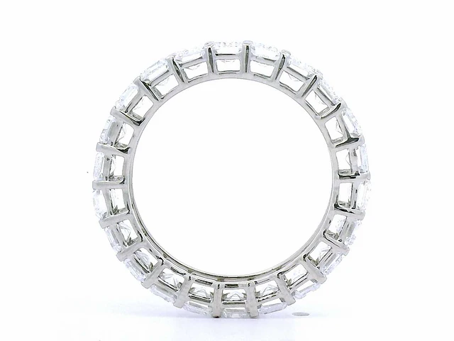 Platina ring met 5,15 crt. diamant - afbeelding 10 van  10