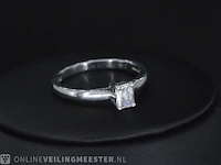 Platina ring met diamant en gia certificaat - afbeelding 4 van  6